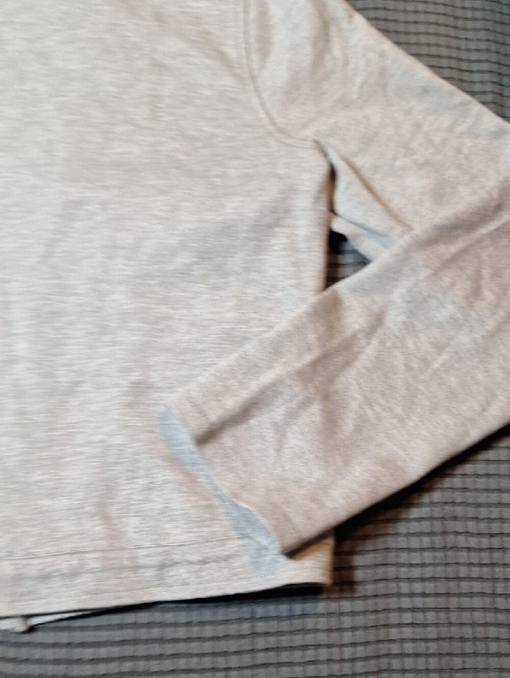 Kids Light Gray Zip-Front Hoodie Sweatshirt - Picture 7 of 8